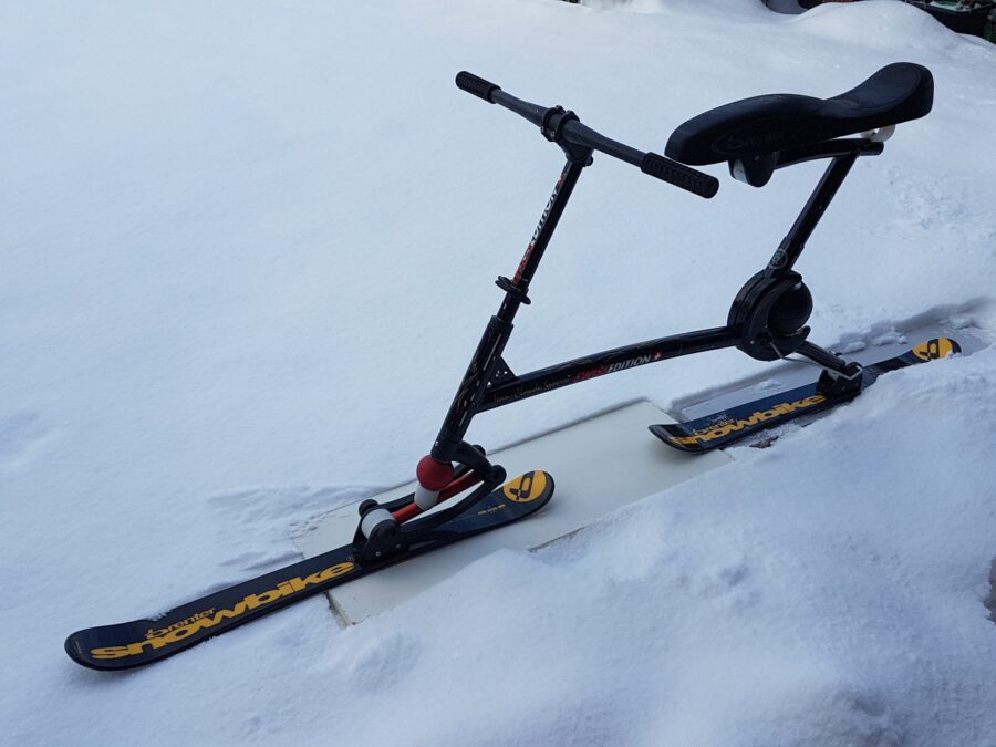 Snowbike Downhill-S8 silber Brenter - gebraucht – Bild 5